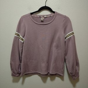 Dolan Purple Crew Neck Sweatshirt Small